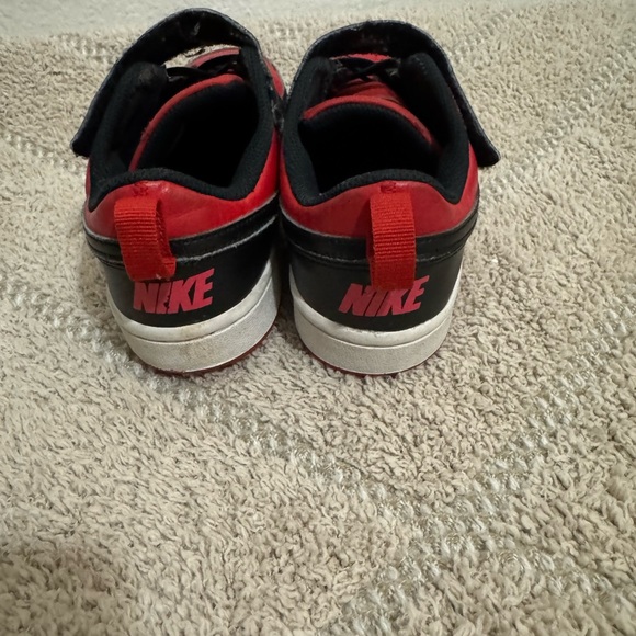 Nike Court Borough Low Recraft – Kids’ Size 2Y | Red & Black - Picture 3 of 8